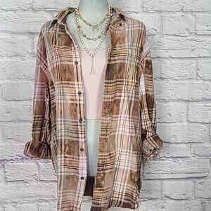 Reworked/Upcycled Flannel Shirt